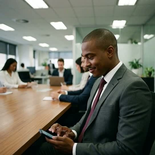 Brayo, a young man in a fitted suit
